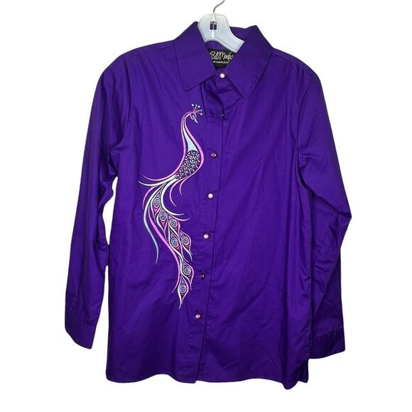 Bob Mackie Embroidered Top - Picture 1 of 8